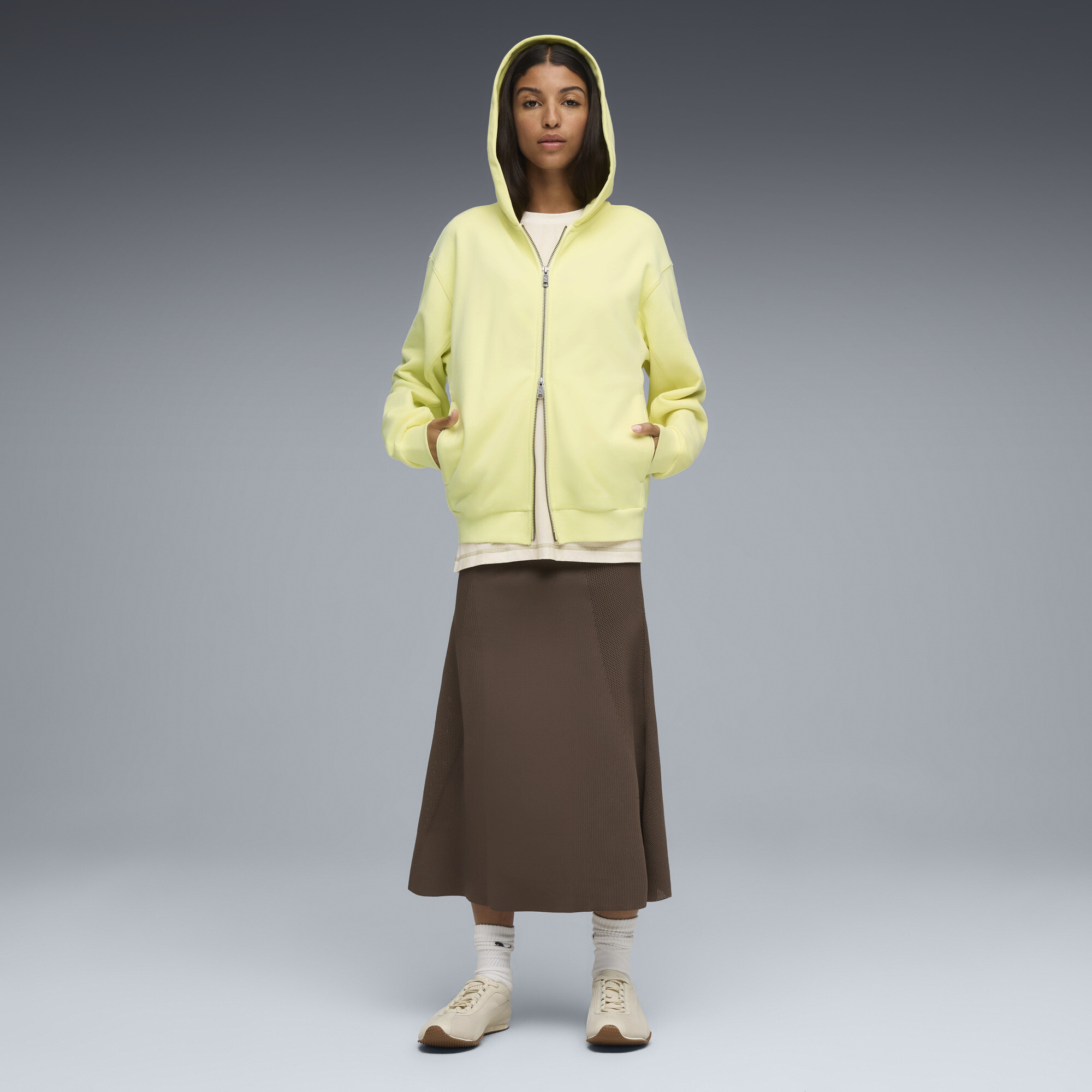 PUMA H-Street Premium uniseks sneakers, Wit, Maat 42,5 thumbnail 9