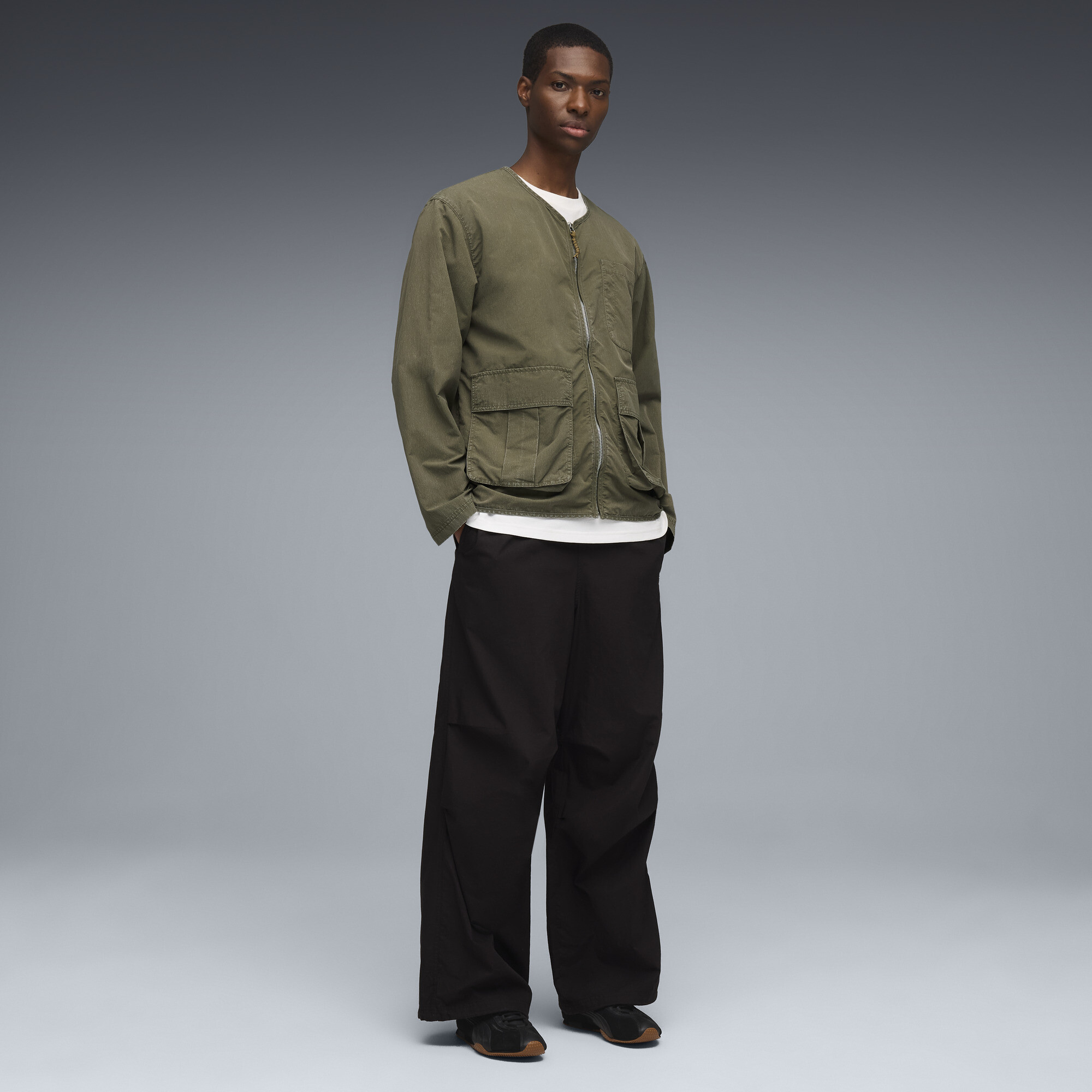 PUMA H-Street Premium uniseks sneakers, Zwart/Grijs, Maat 39 thumbnail 9