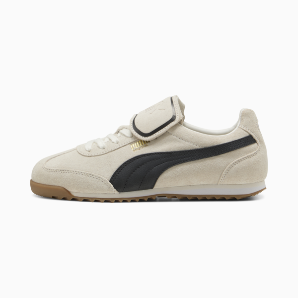 Arizona Premium Sneakers Unisex, Warm White-PUMA Black-PUMA Gold, large-ZAF