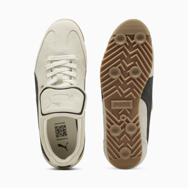 Arizona Premium Sneakers Unisex, Warm White-PUMA Black-PUMA Gold, large-ZAF