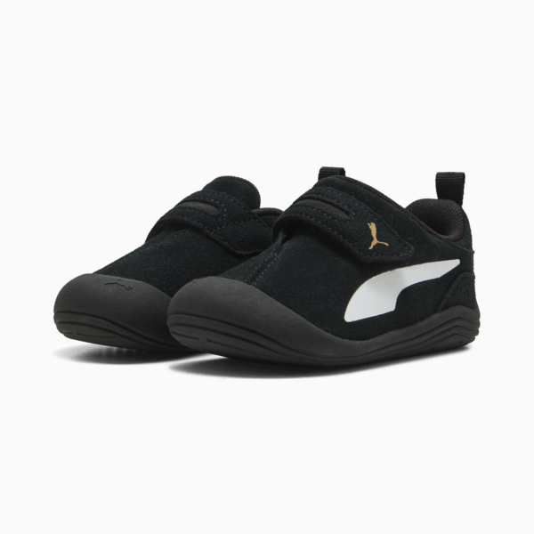 Kitten Premium Sneakers Toddlers, PUMA Black-PUMA White-PUMA Gold, large-ZAF