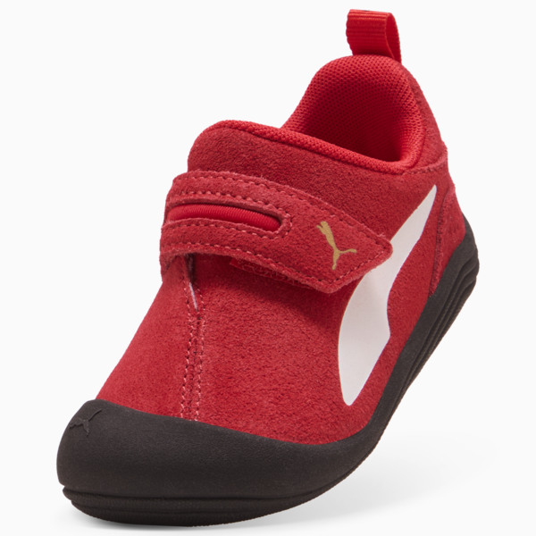 Kitten Premium Sneakers Toddlers, For All Time Red-PUMA White-PUMA Gold, large-ZAF