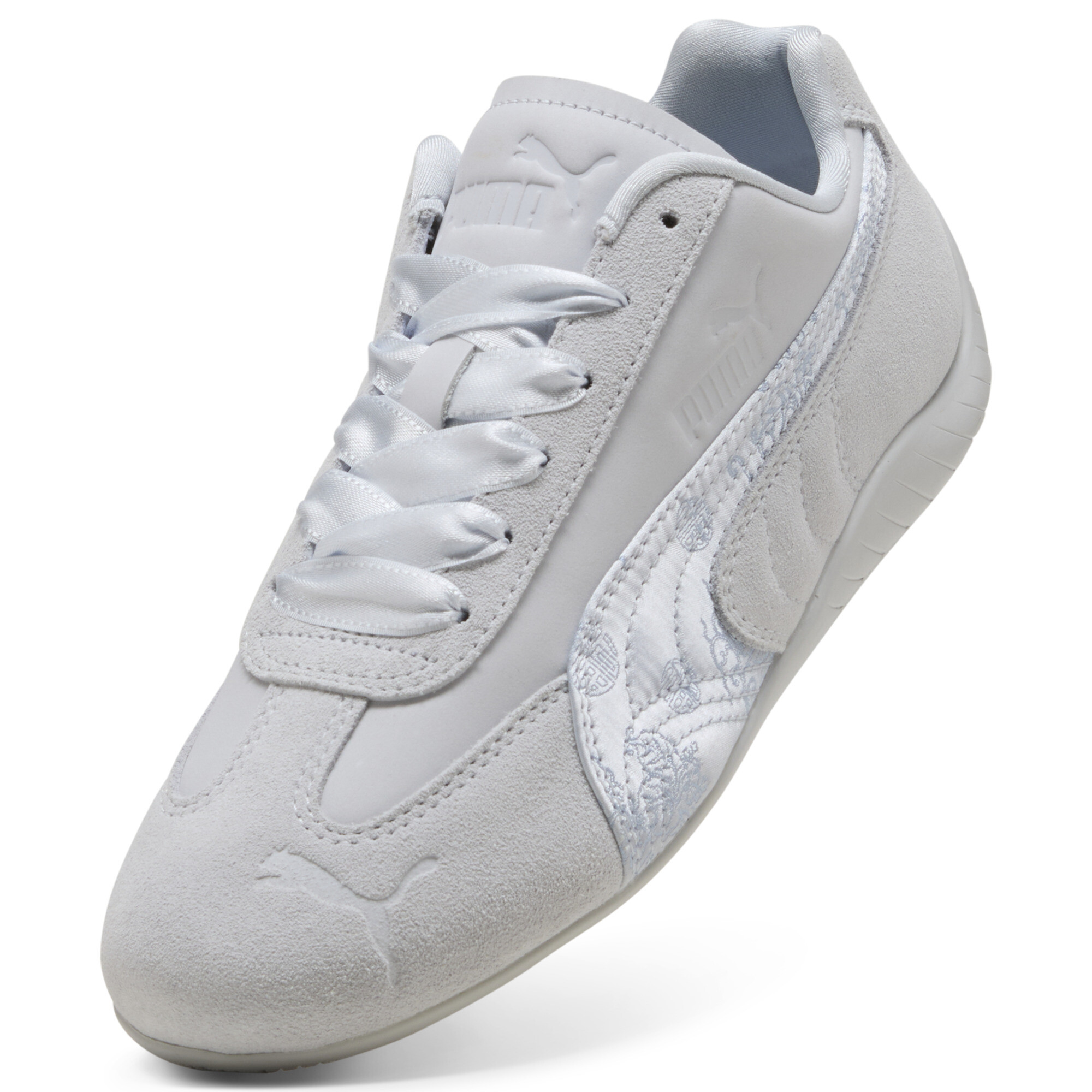 PUMA Speedcat Seoul sneakers voor Dames, Zilver, Maat 39 thumbnail 3