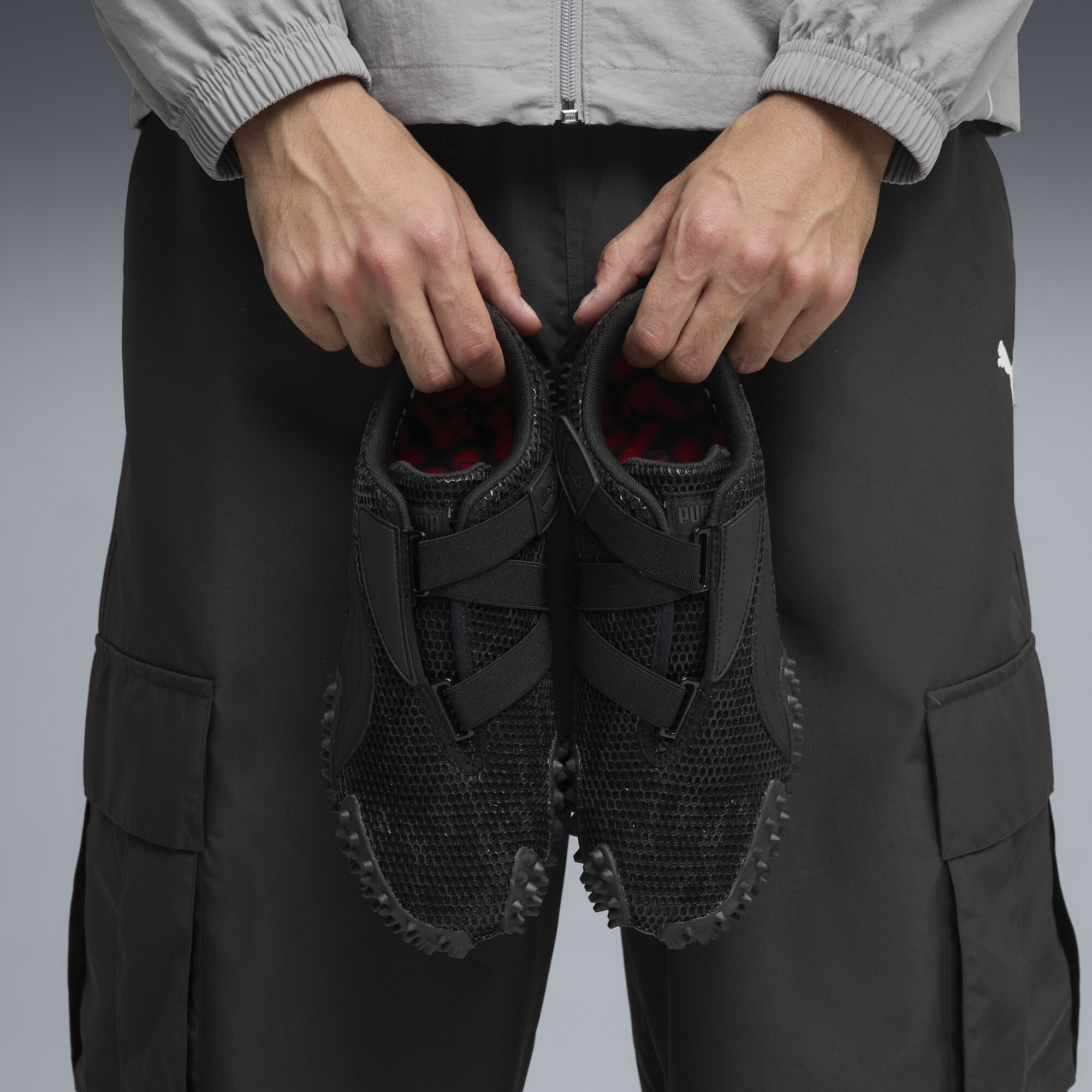 PUMA Mostro sneakers uniseks, Zwart/Rood, Maat 40,5 thumbnail 9