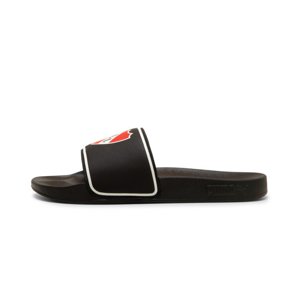 Ojotas PUMA CAI Leadcat 2.0 En Negro/Blanco/Rojo