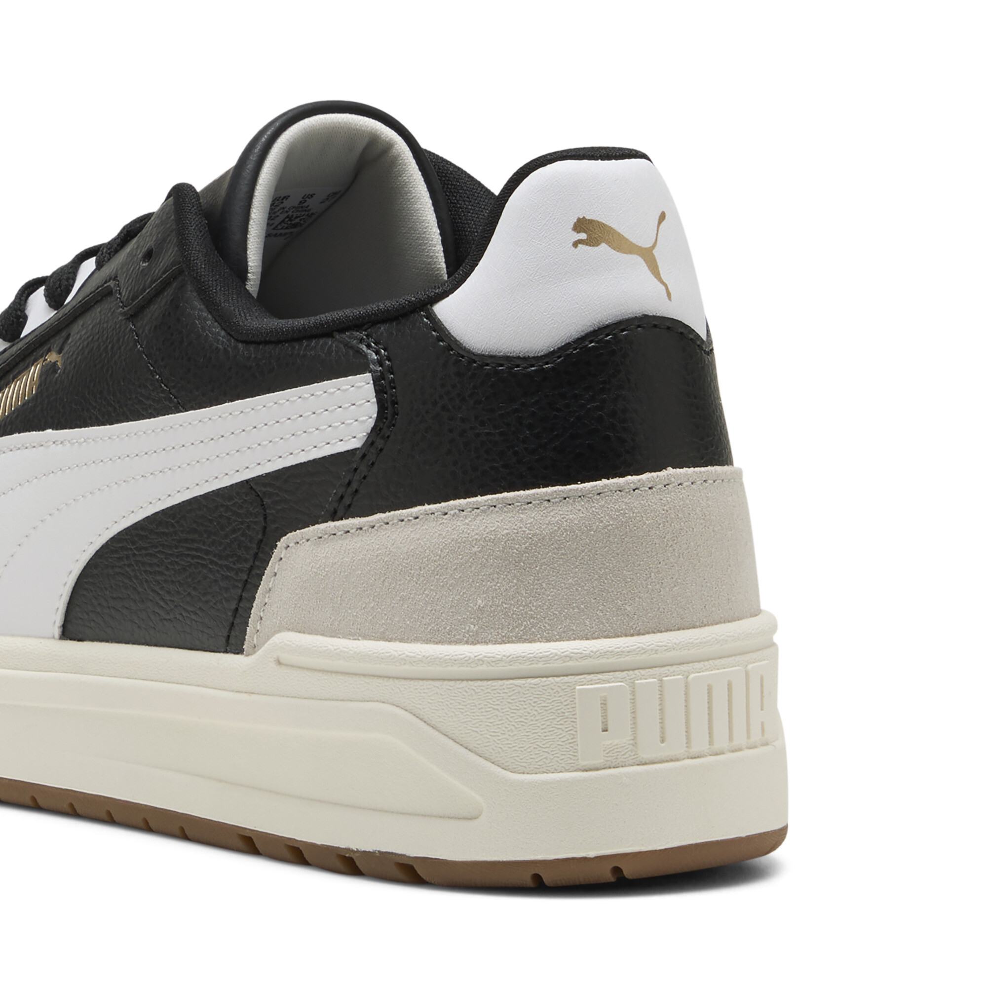 PUMA Shuffle Downtown uniseks sneakers, Zwart/Grijs/Wit, Maat 42 thumbnail 5