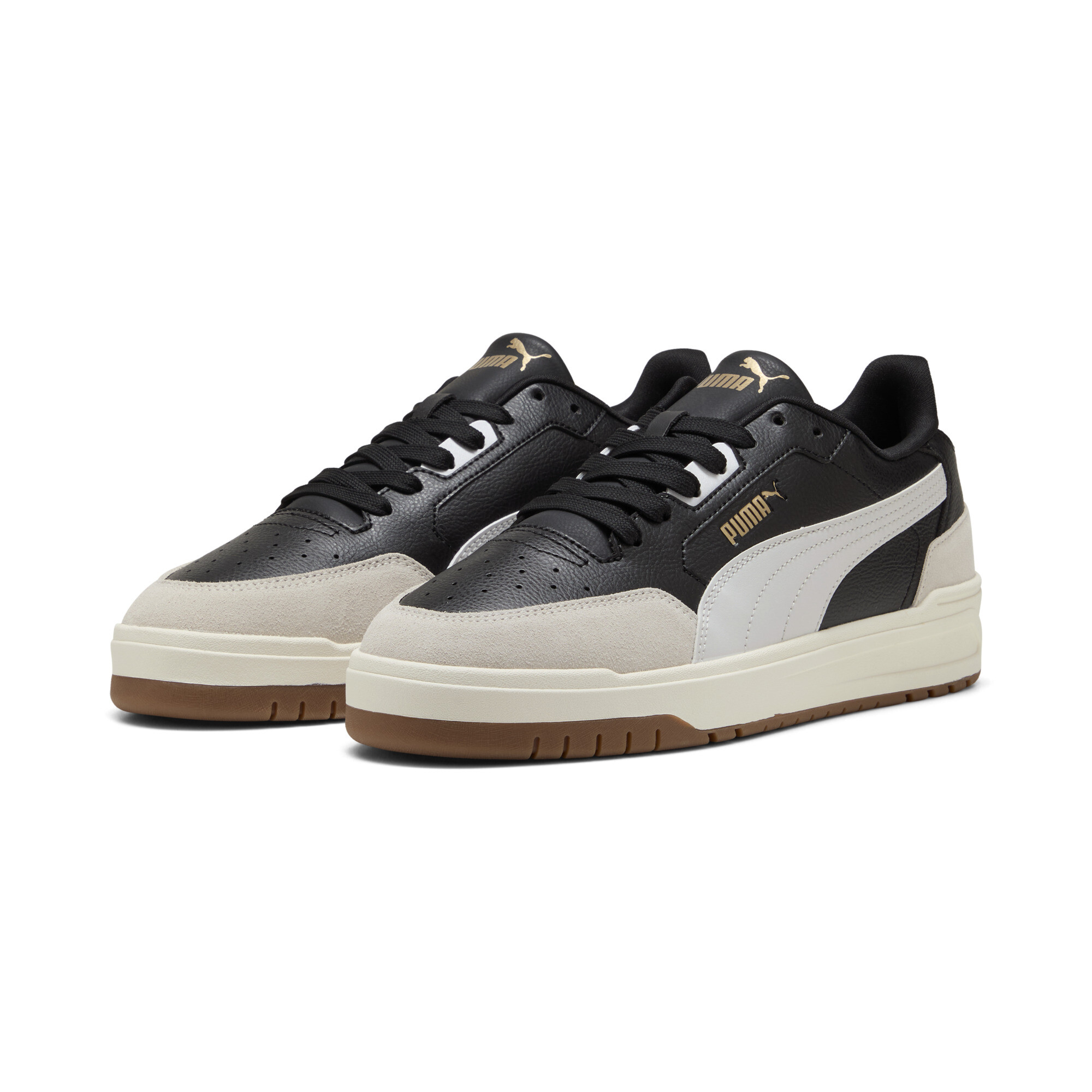 PUMA Shuffle Downtown uniseks sneakers, Zwart/Grijs/Wit, Maat 42 thumbnail 6