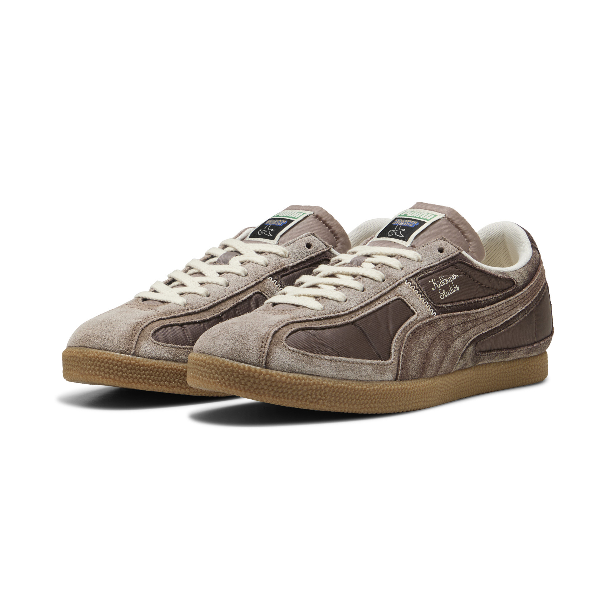 PUMA x KIDSUPER Brasil Panels sneakers, Bruin, Maat 38,5 thumbnail 6