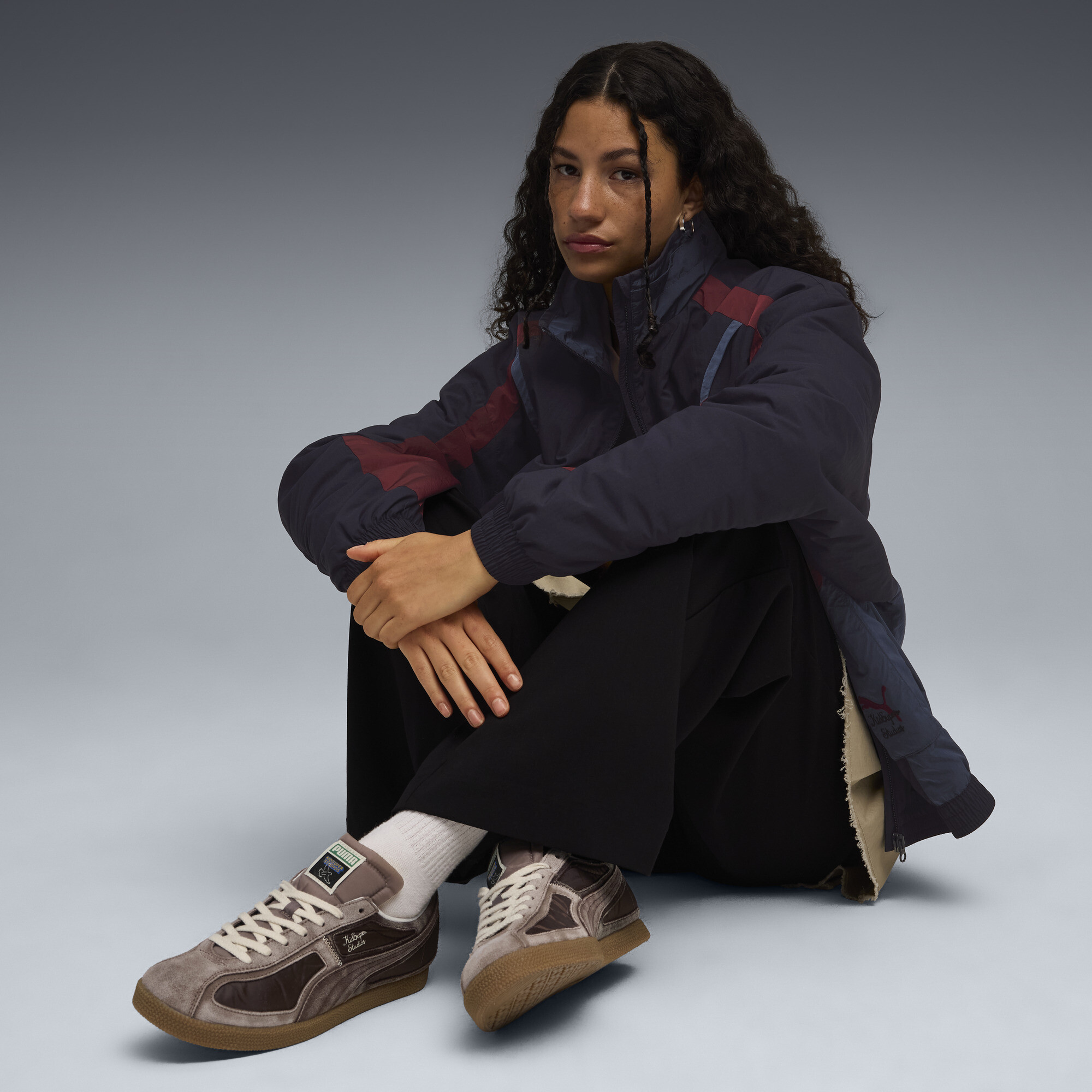 PUMA x KIDSUPER Brasil Panels sneakers, Bruin, Maat 38,5 thumbnail 7