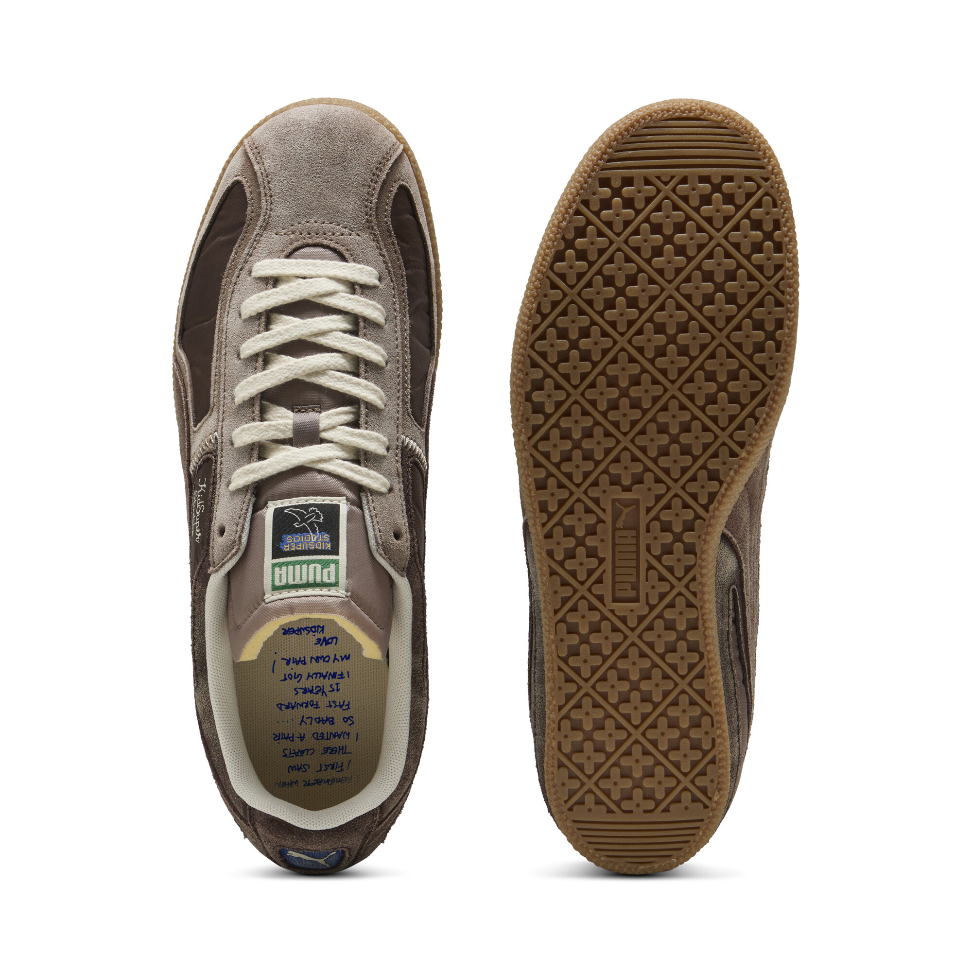 PUMA x KIDSUPER Brasil Panels sneakers, Bruin, Maat 38,5 thumbnail 4