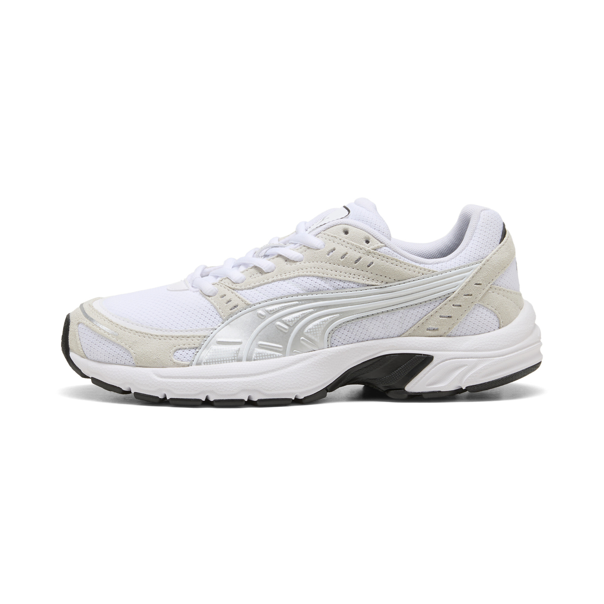 Puma C25K Sneakers Unisex Schuhe | White/Silver | Größe: 35.5