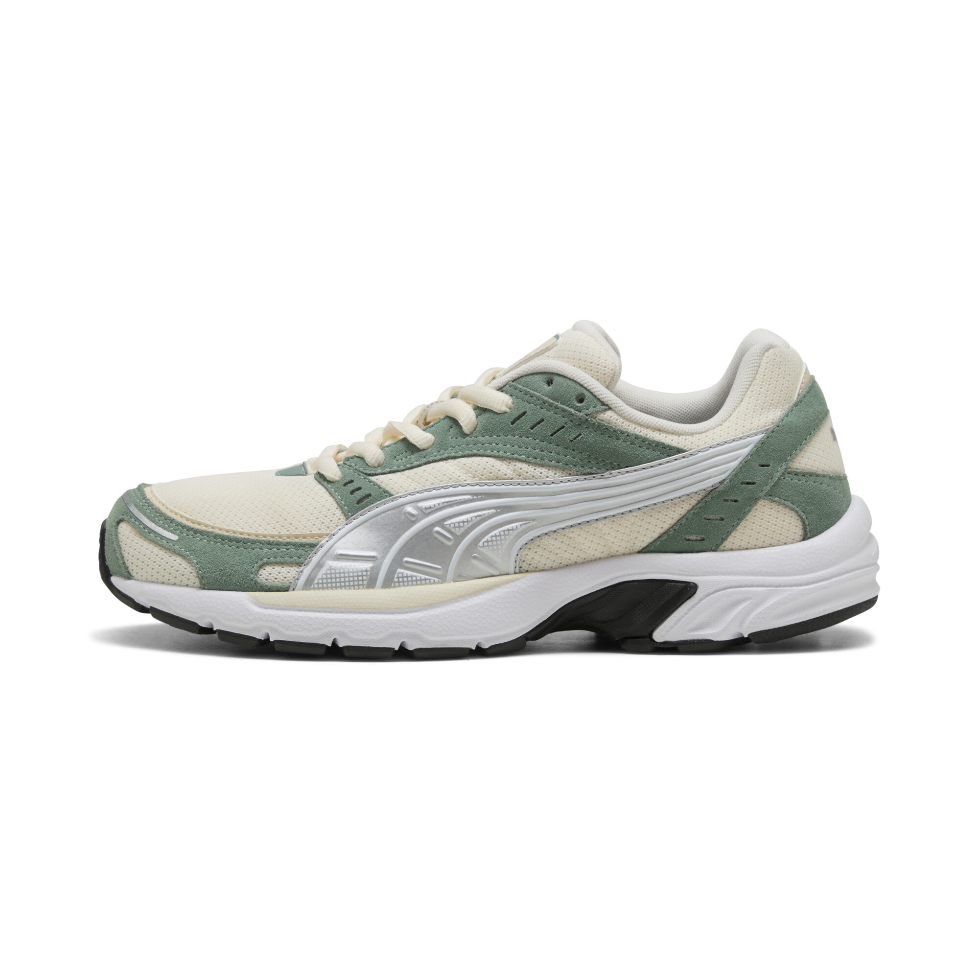 PUMA C25K uniseks sneakers, Groen/Zilver, Maat 40