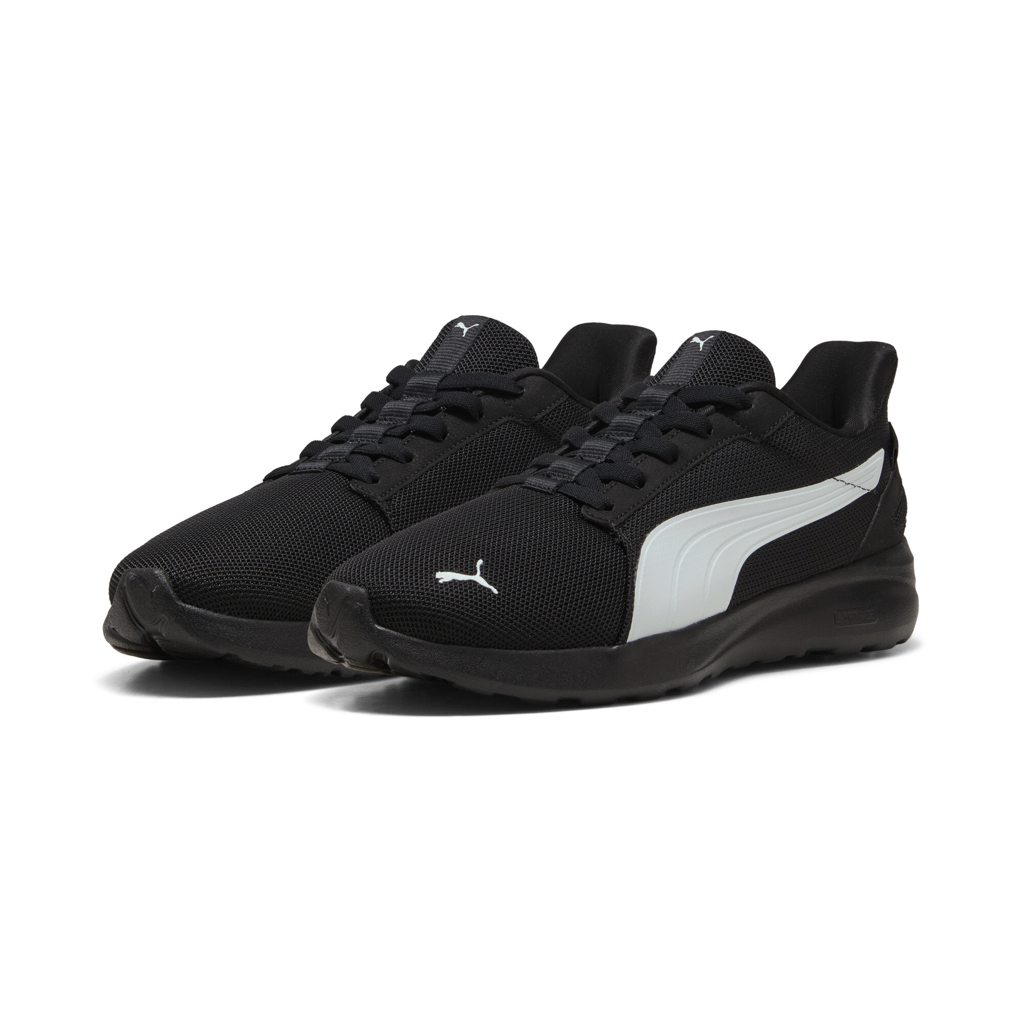 PUMA Softride Cosmic SLIPTECHâ¢ uniseks sneakers, Zwart/Wit, Maat 41 thumbnail 6