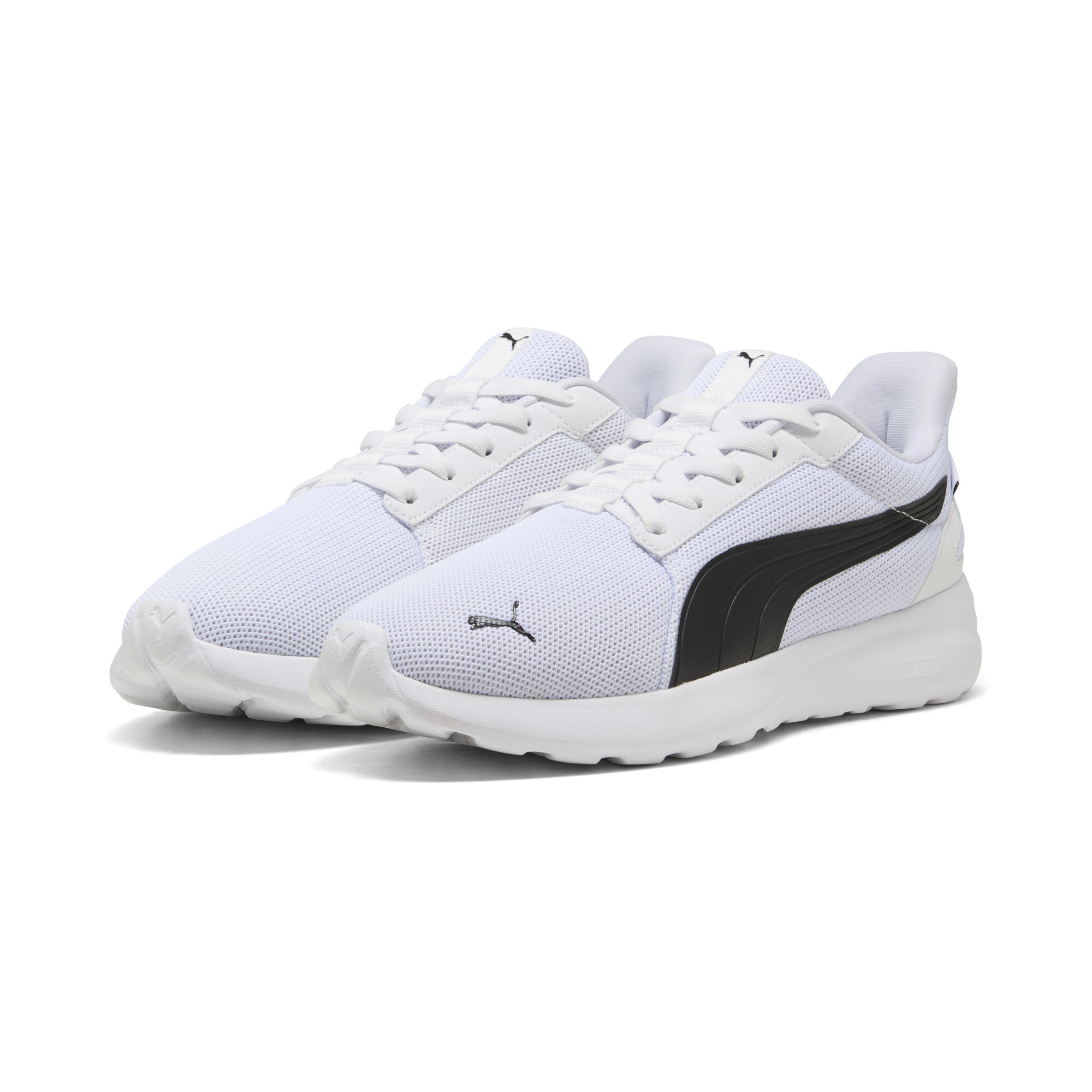 PUMA Softride Cosmic SLIPTECHâ¢ uniseks sneakers, Zwart/Wit, Maat 45 thumbnail 6