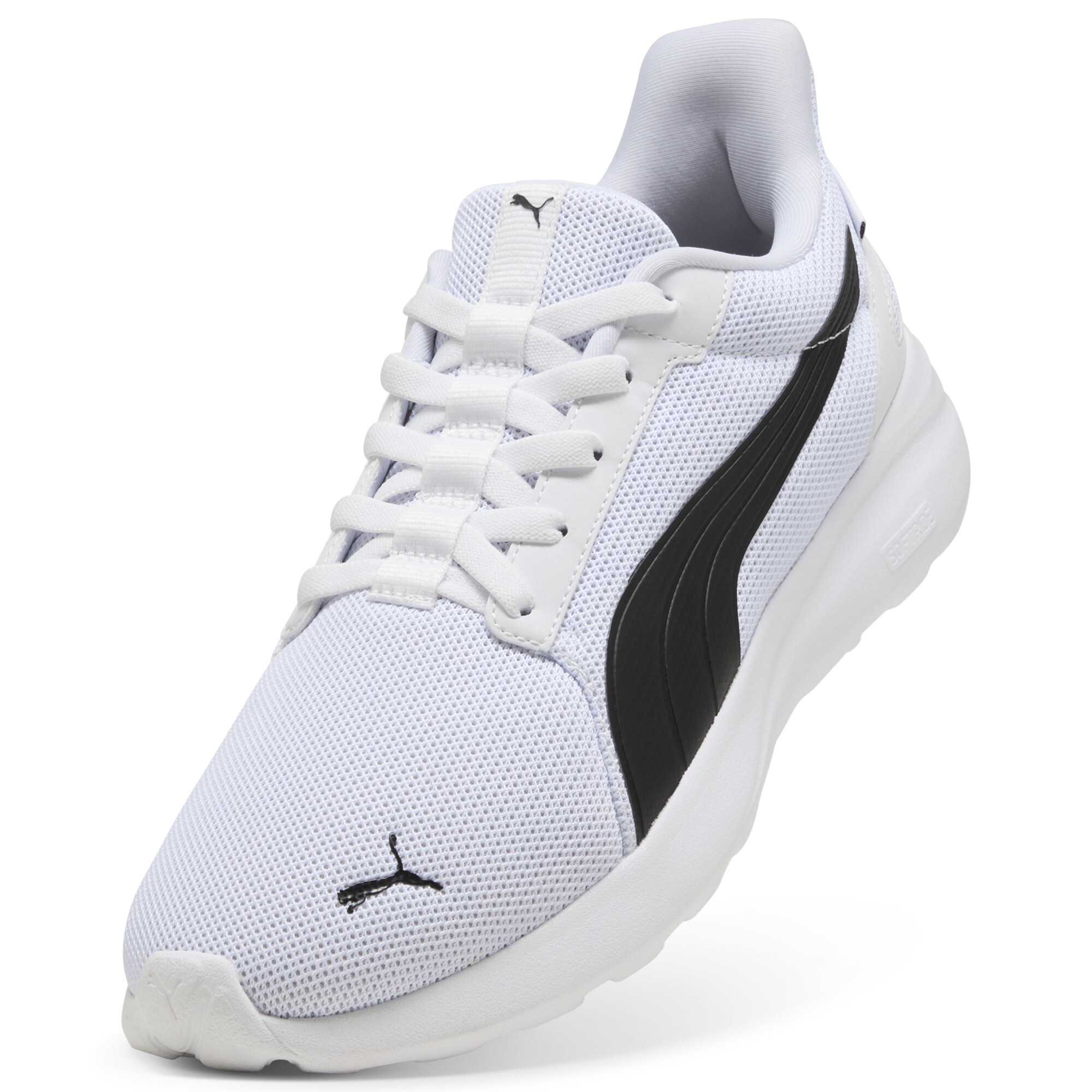 PUMA Softride Cosmic SLIPTECHâ¢ uniseks sneakers, Zwart/Wit, Maat 45 thumbnail 2