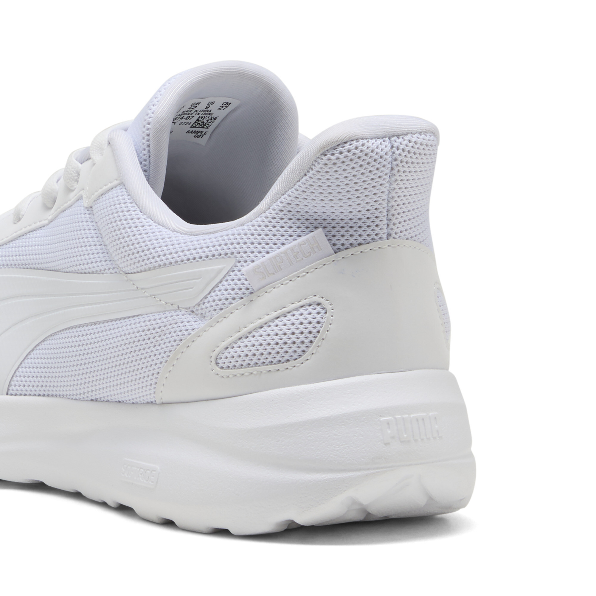 PUMA Softride Cosmic SLIPTECHâ¢ uniseks sneakers, Grijs/Wit, Maat 40 thumbnail 5