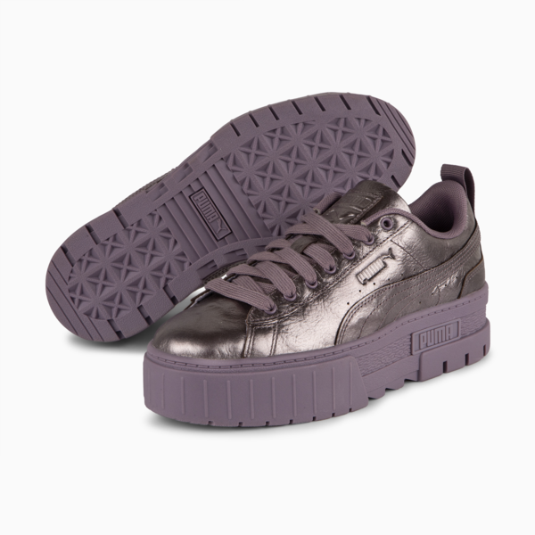 Zapatillas Mayze Galactic para mujer, Plum Jam-Puma Aged Silver, large-ARG
