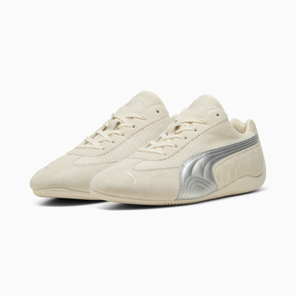 Speedcat Premium Sneakers Unisex, Frosted Ivory-Matte Silver, large-ZAF