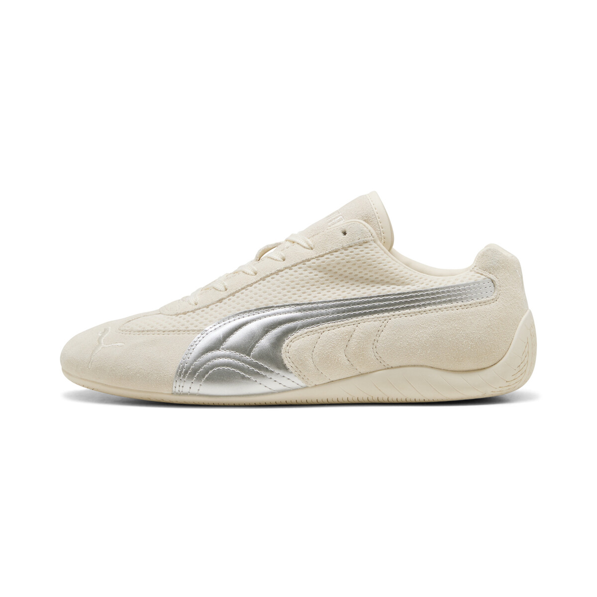 Speedcat Premium Sneakers Unisex in Frosted Ivory/Matte Silver by PUMA, UK 7.5