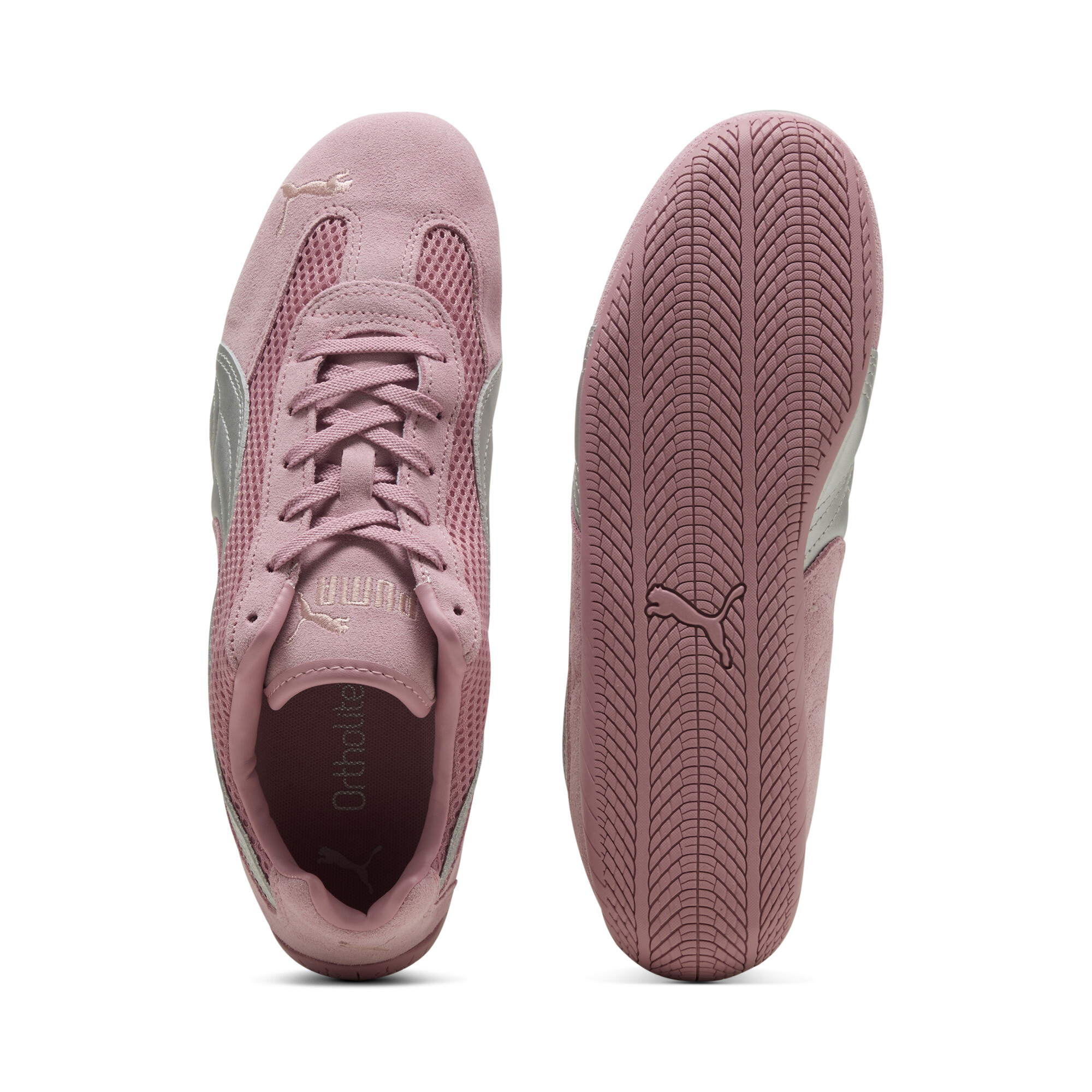 PUMA Speedcat Premium sneakers uniseks, Roze/Zilver, Maat 35,5 thumbnail 4