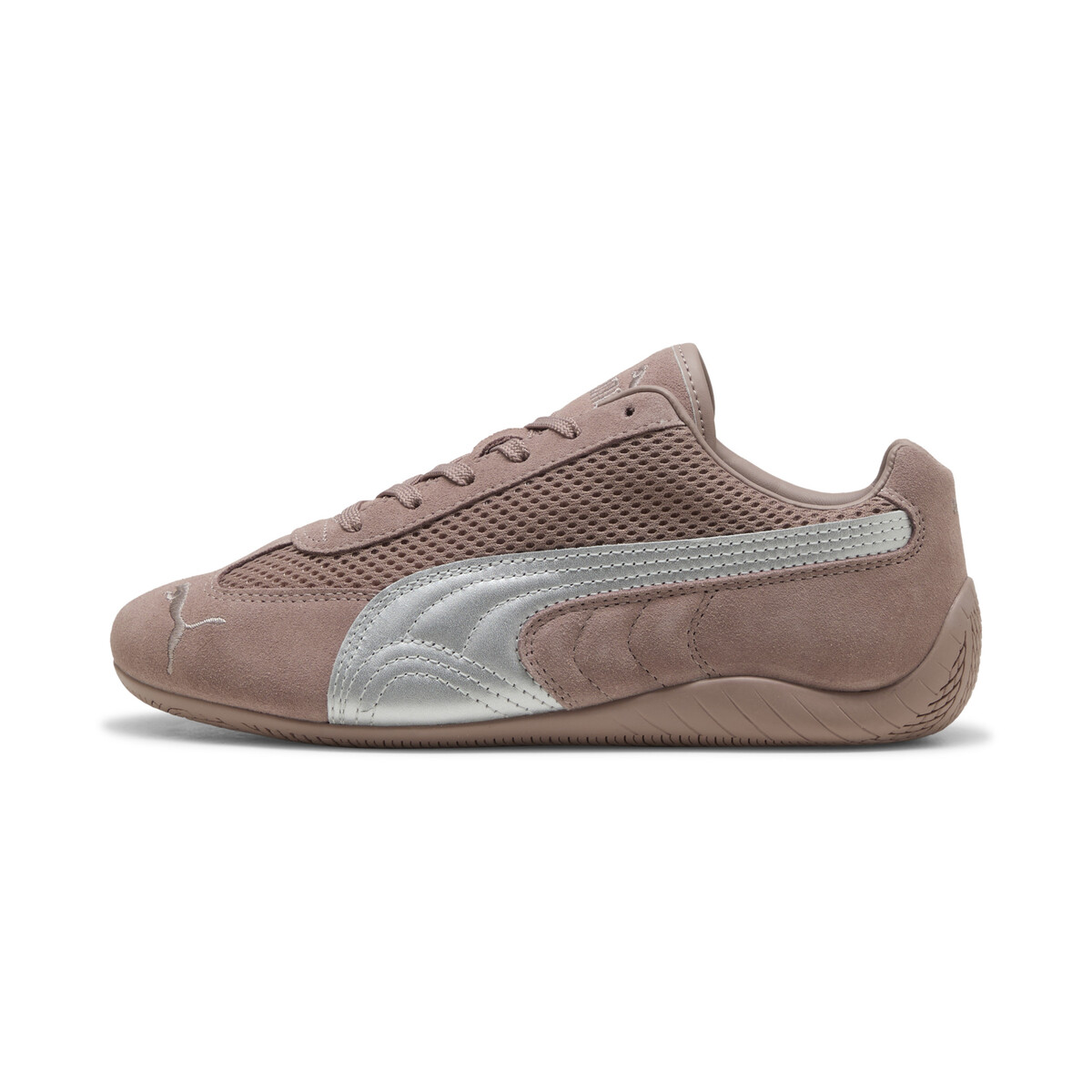 Speedcat Premium Sneakers Unisex in Sandstone/Matte Silver by PUMA, UK 10