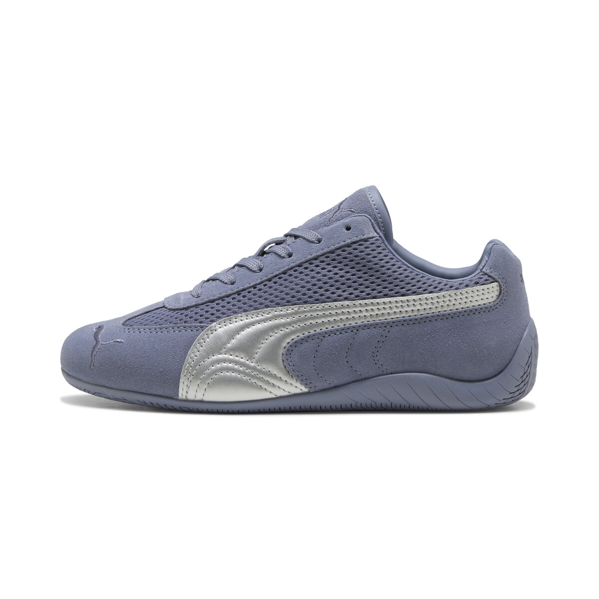 Speedcat Premium Sneakers Unisex in Gray Sky/Matte Silver by PUMA, UK 4