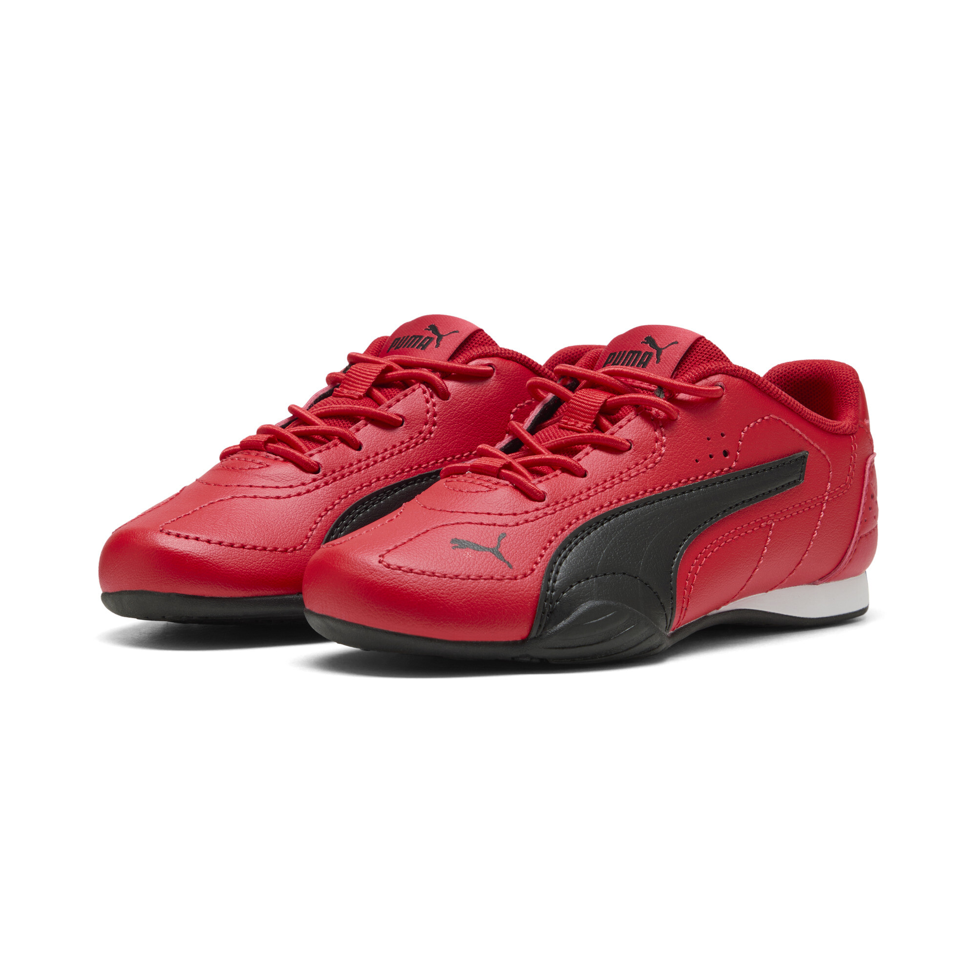 PUMA Catch sneakers, Zwart/Rood, Maat 32 thumbnail 6