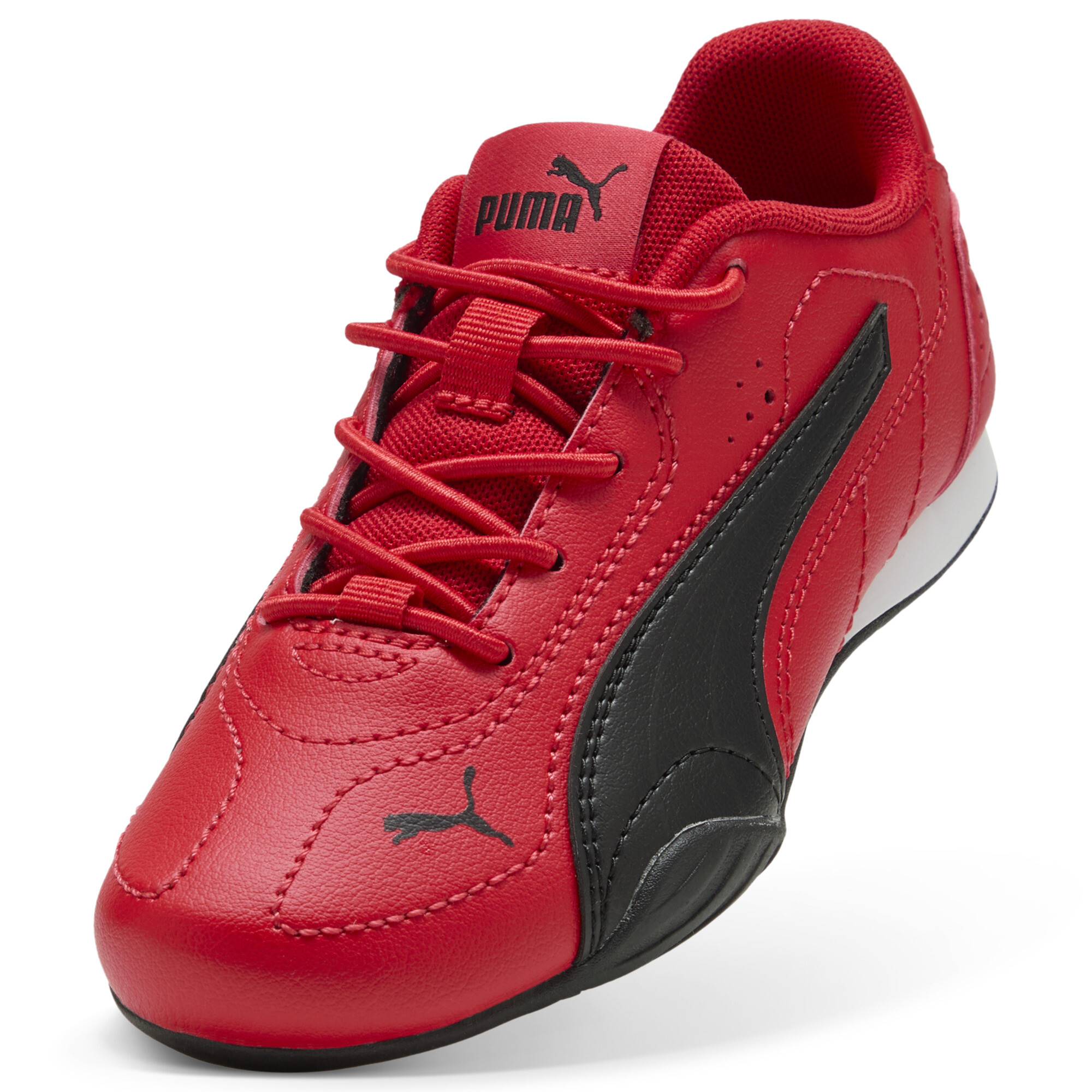 PUMA Catch sneakers, Zwart/Rood, Maat 32 thumbnail 2