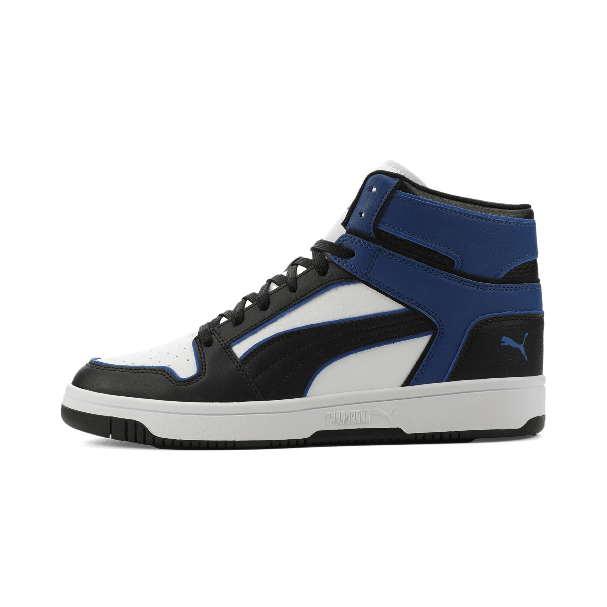 PUMA Rebound Layup Outlined Sneakers in White, Size 11