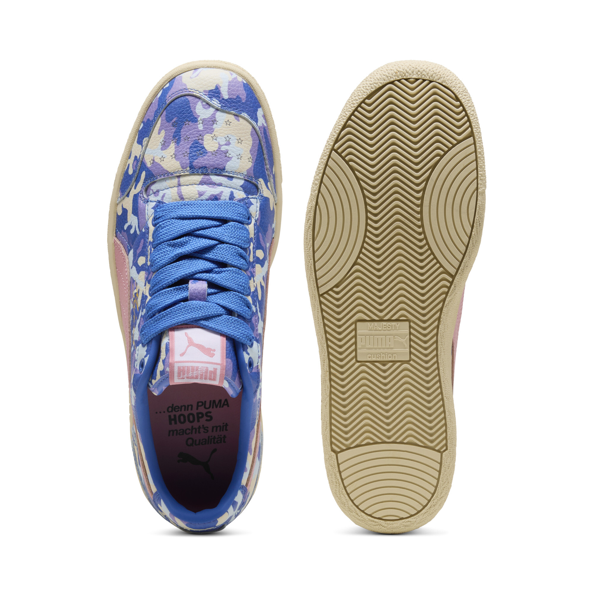 PUMA Majesty Dylan Verse uniseks sneakers, Blauw/Roze, Maat 40 thumbnail 4