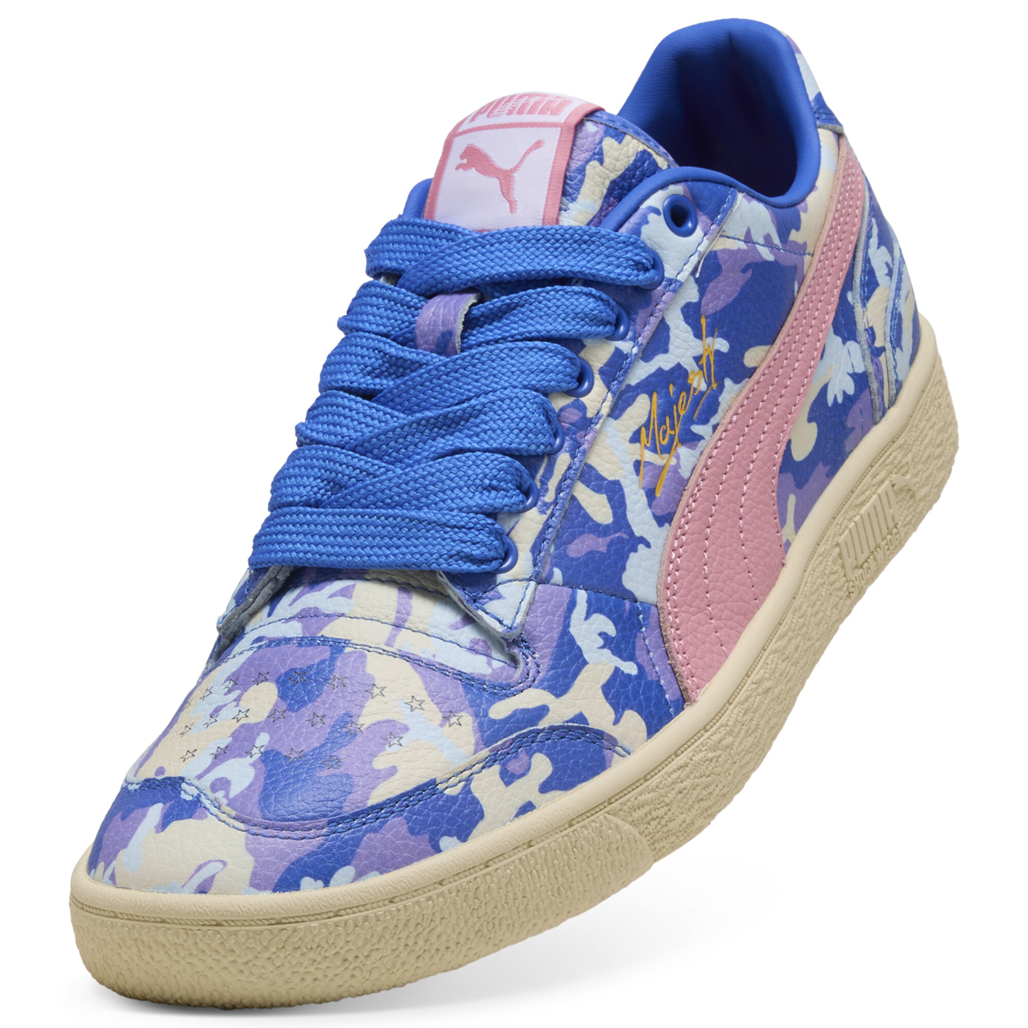 PUMA Majesty Dylan Verse uniseks sneakers, Blauw/Roze, Maat 40 thumbnail 2