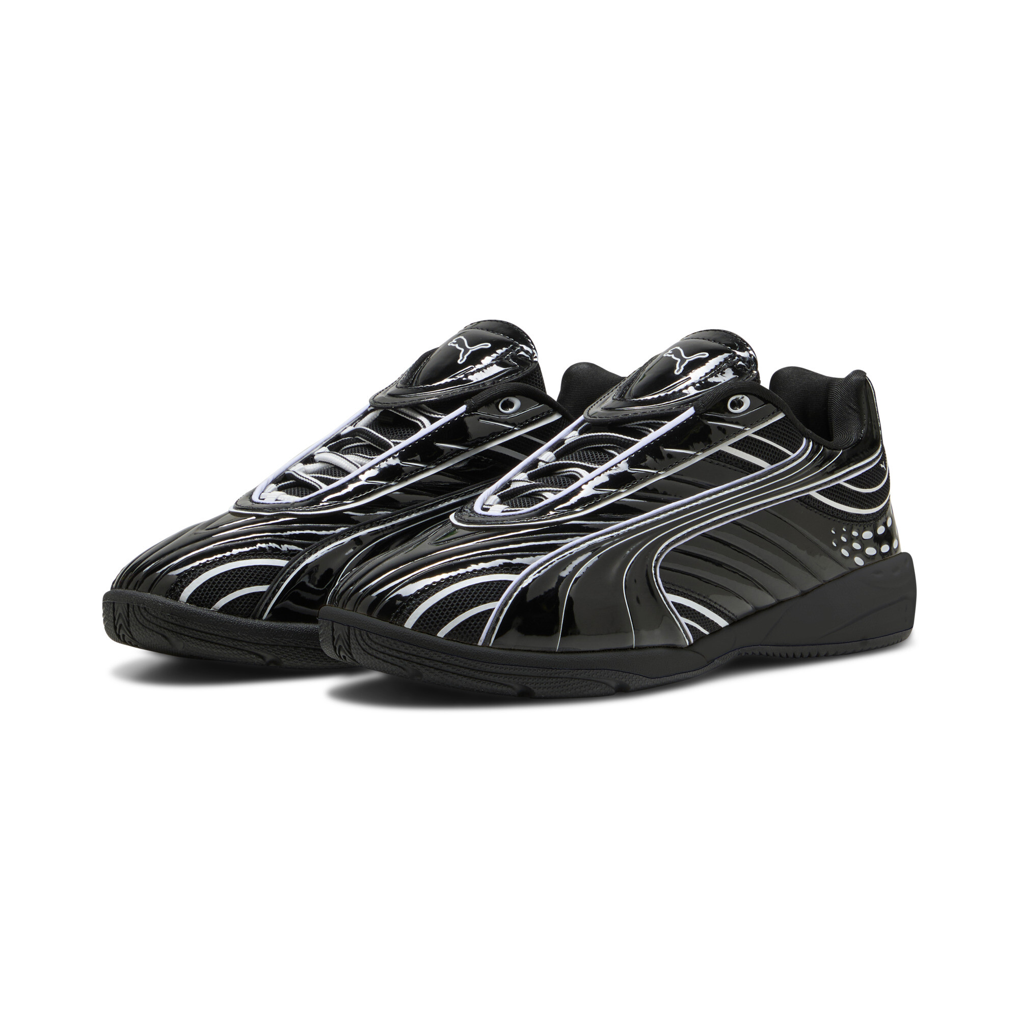 PUMA V-S2 glossy sneakers voor Dames, Zwart, Maat 39 thumbnail 6