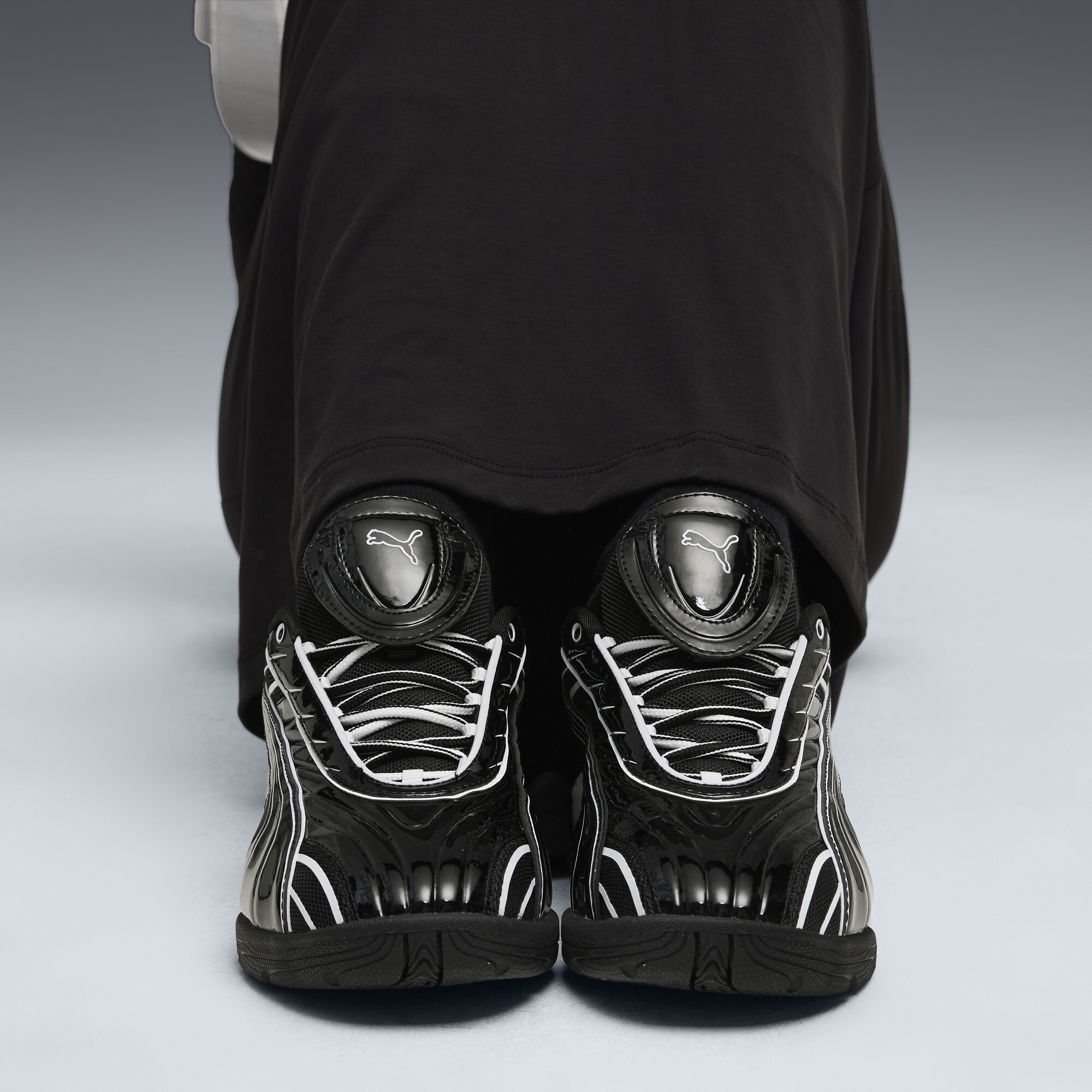 PUMA V-S2 glossy sneakers voor Dames, Zwart, Maat 39 thumbnail 8