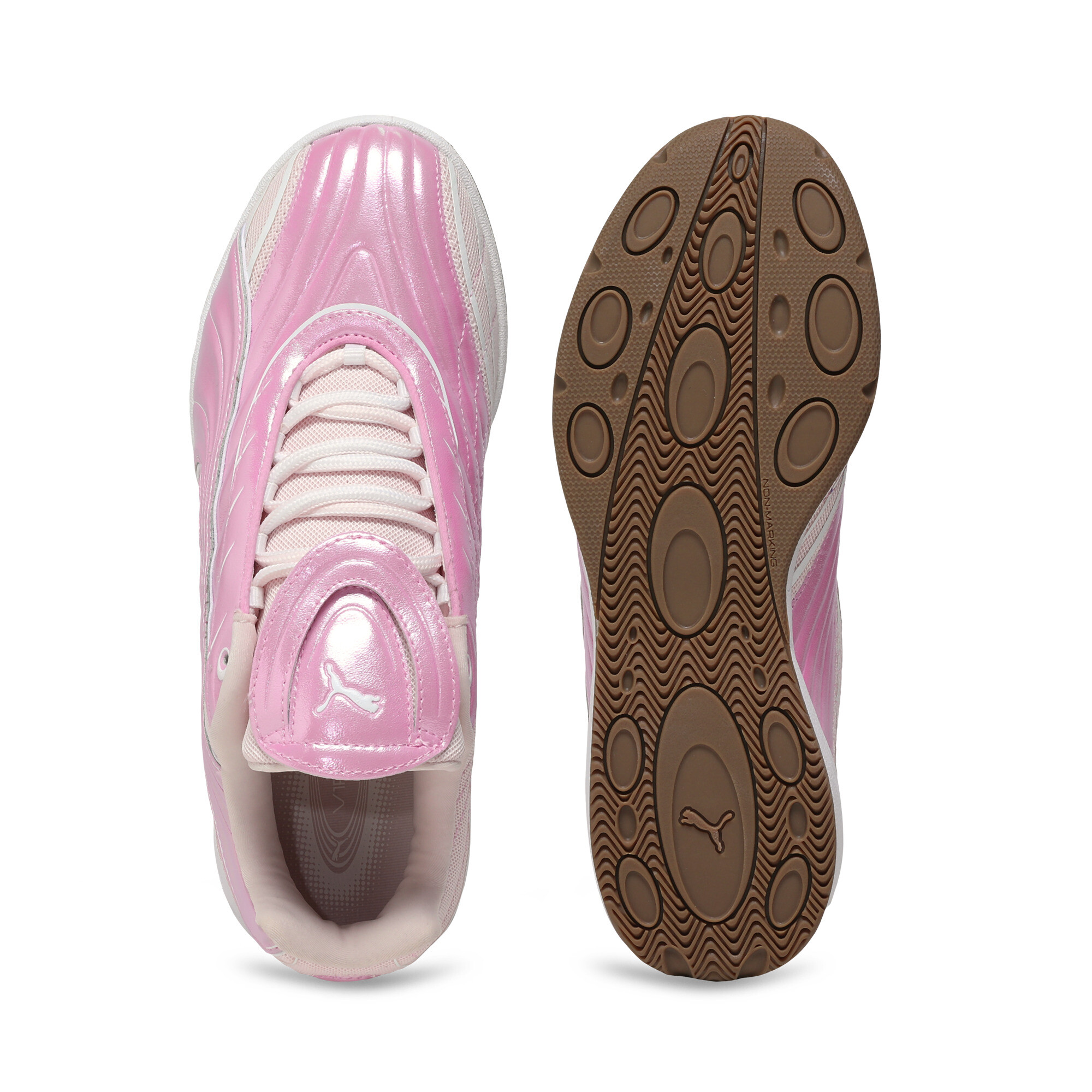 PUMA V-S2 Pearlized sneakers voor Dames, Wit, Maat 38,5 thumbnail 4