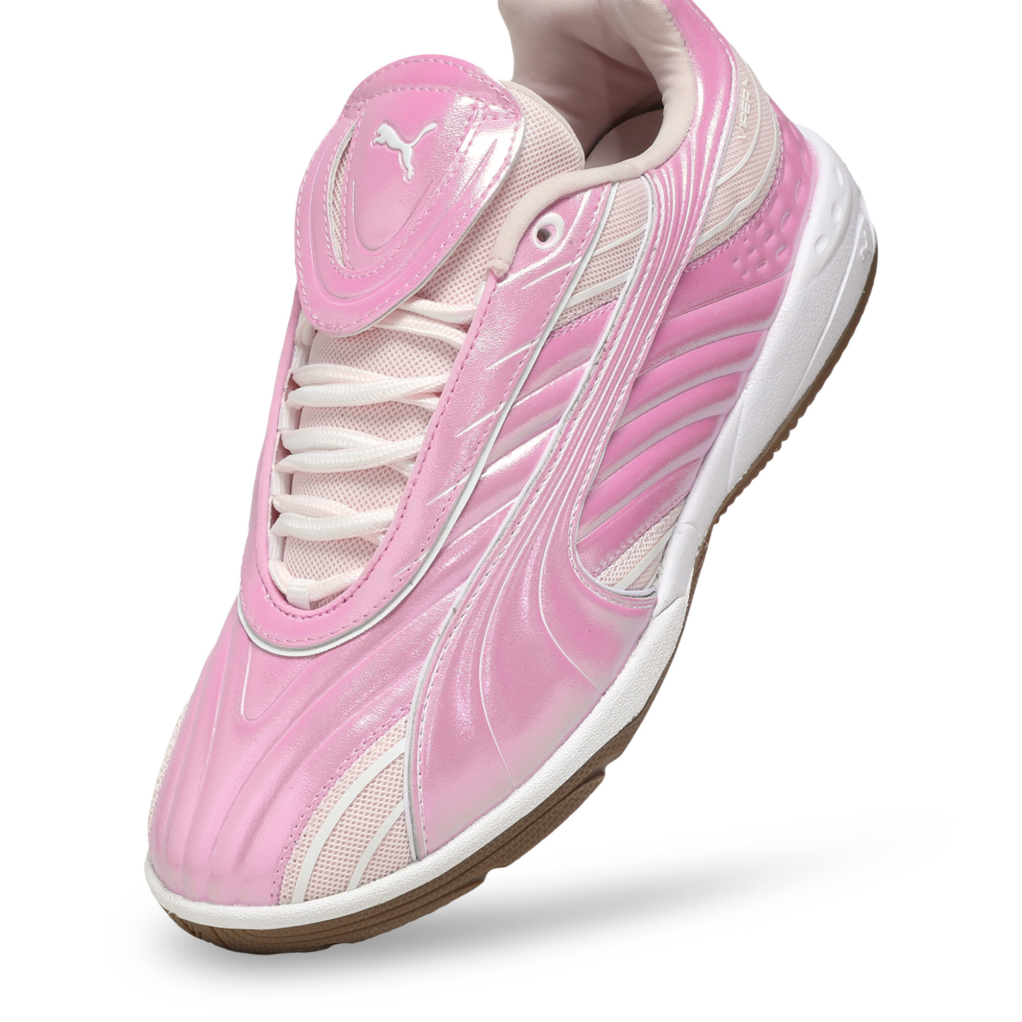 PUMA V-S2 Pearlized sneakers voor Dames, Wit, Maat 38,5 thumbnail 2
