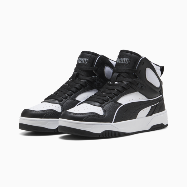 RBD Break Mid Sneakers Youth, PUMA Black-PUMA White, large-ZAF