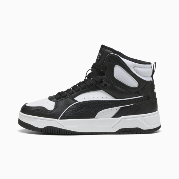 RBD Break Mid Sneakers Youth, PUMA Black-PUMA White, large-ZAF