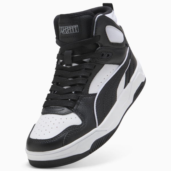 RBD Break Mid Sneakers Youth, PUMA Black-PUMA White, large-ZAF