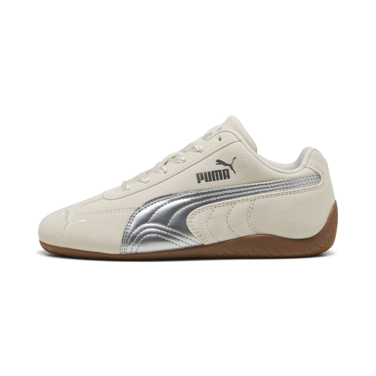 Speedcat Metallic Sneakers Youth in Alpine Snow/Silver by PUMA, UK 4