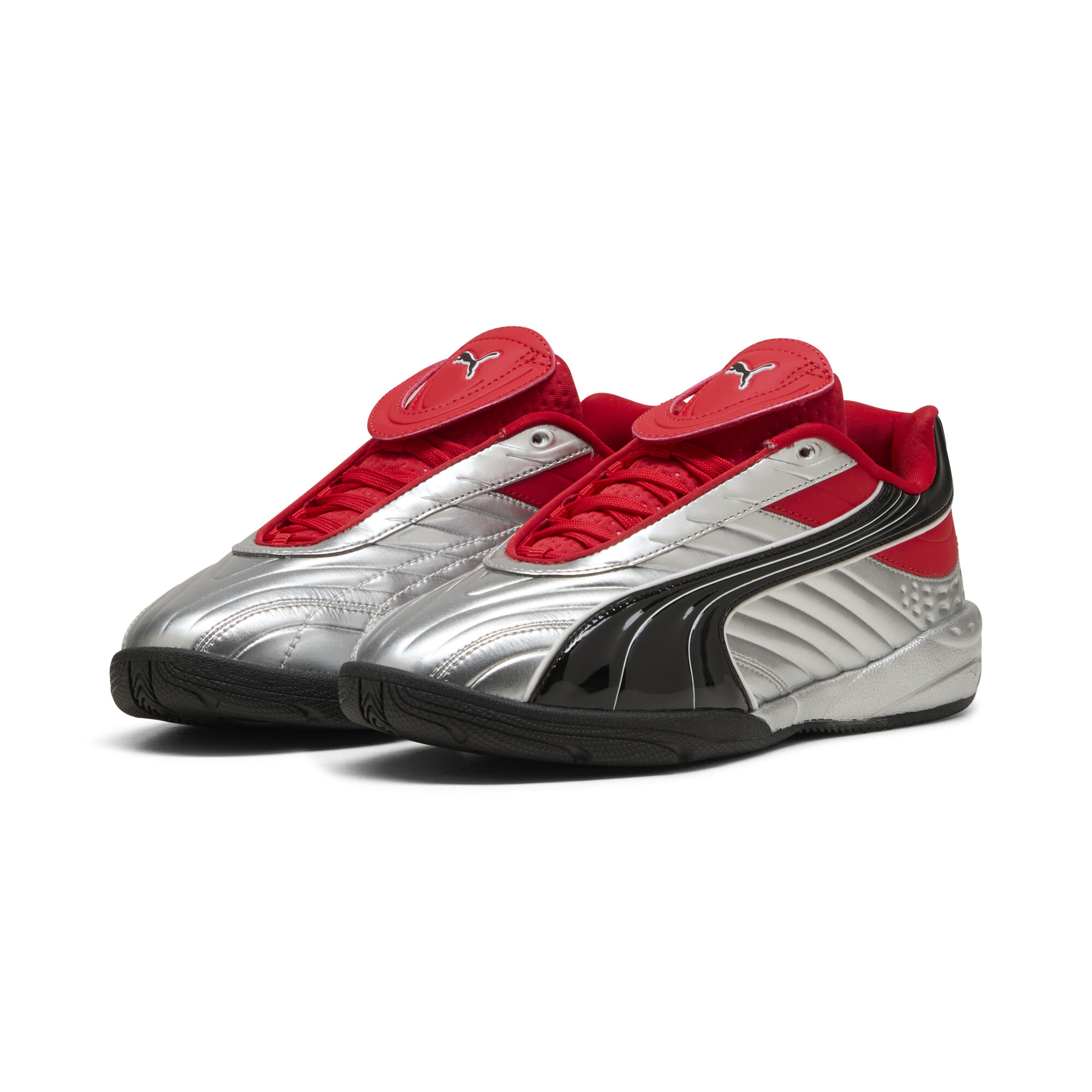 PUMA V-S2 Goalgetter sneakers, Rood/Zilver, Maat 37,5 thumbnail 6