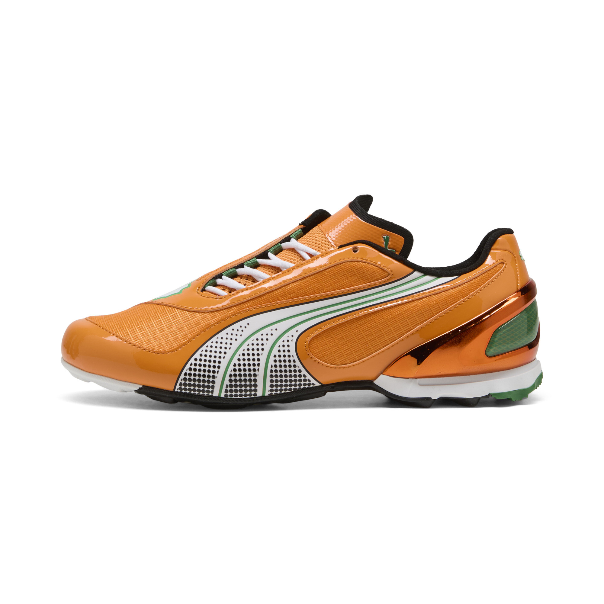PUMA V-S1 TotalEnergies CAF Africa Cup of Nations sneakers Uniseks, Wit/Oranje, Maat 48