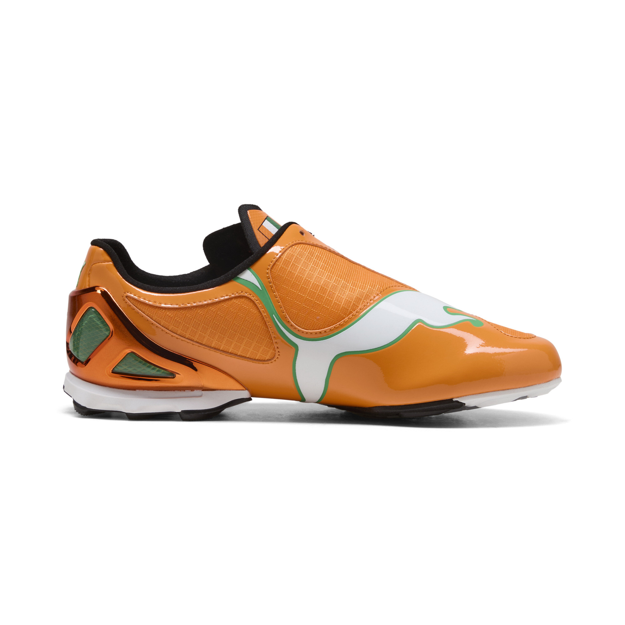 PUMA V-S1 TotalEnergies CAF Africa Cup of Nations sneakers Uniseks, Wit/Oranje, Maat 48 thumbnail 3