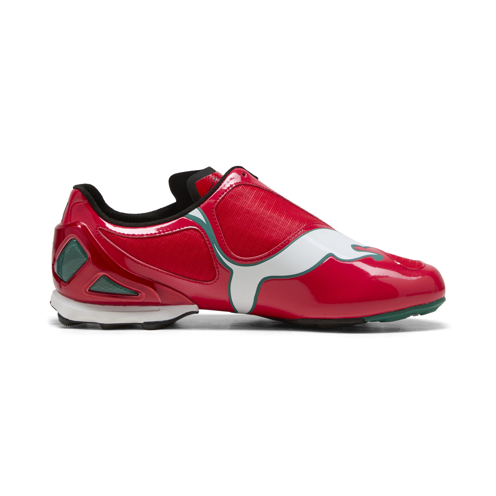 PUMA V-S1 TotalEnergies CAF Africa Cup of Nations sneakers Uniseks, Groen/Rood, Maat 40,5 thumbnail 3