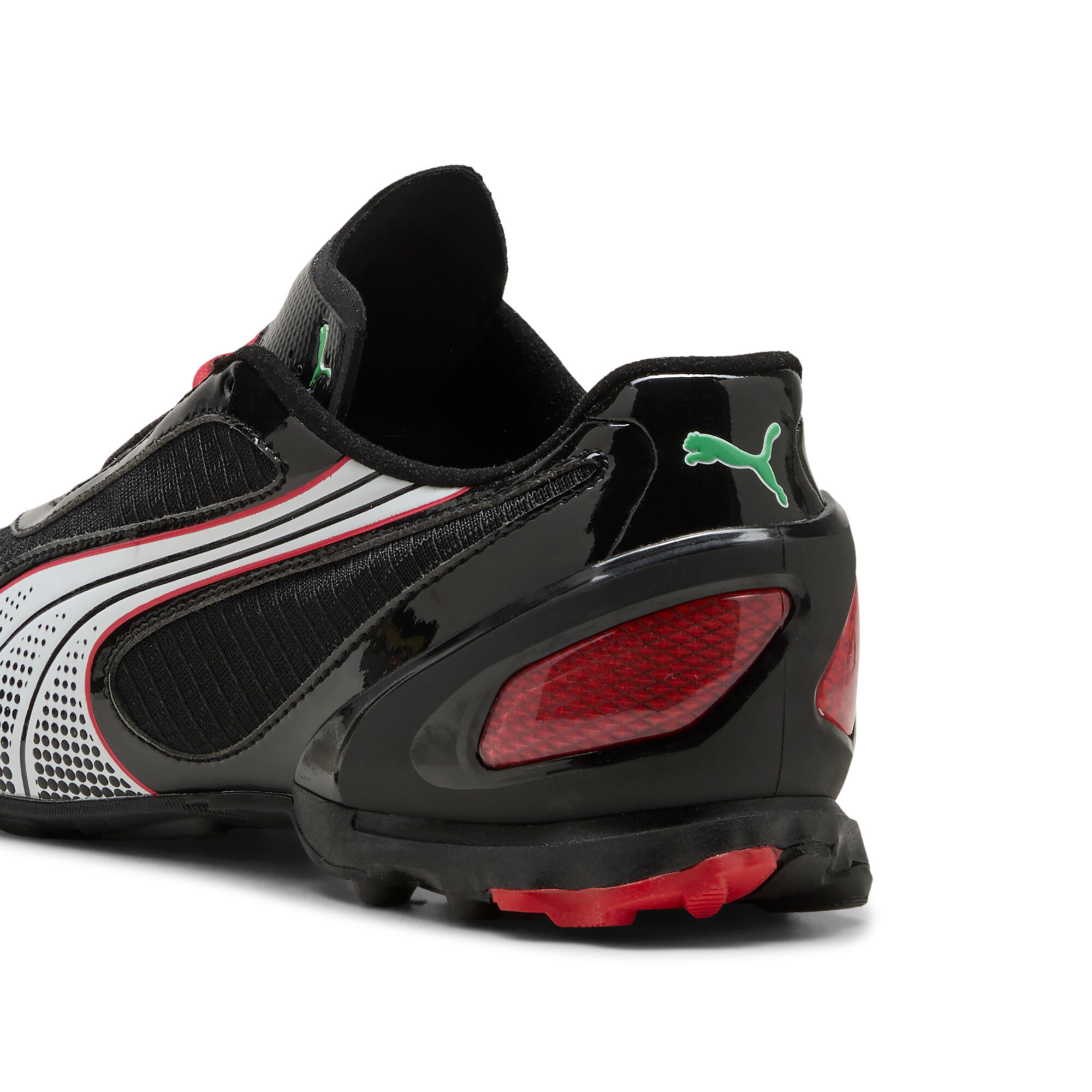 PUMA V-S1 TotalEnergies CAF Africa Cup of Nations sneakers Uniseks, Zwart/Rood, Maat 37 thumbnail 5