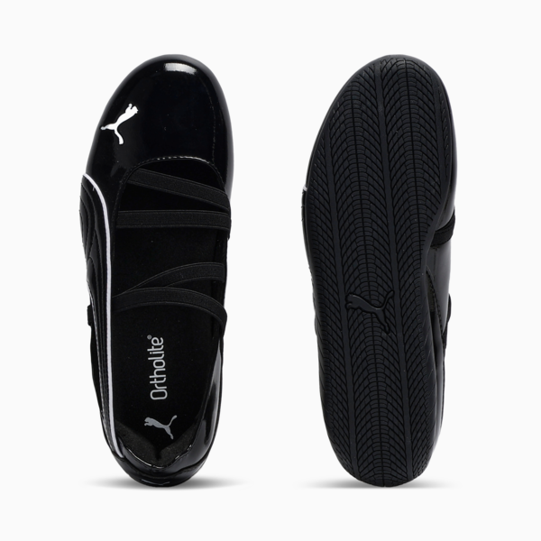 Speedcat Glossy Ballet Sneakers Women, PUMA Black-PUMA White, large-ZAF