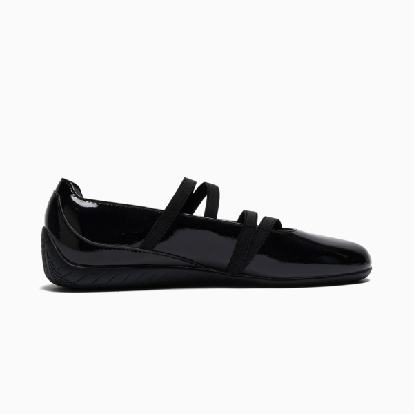 Speedcat Glossy Ballet Sneakers Women, PUMA Black-PUMA White, large-ZAF