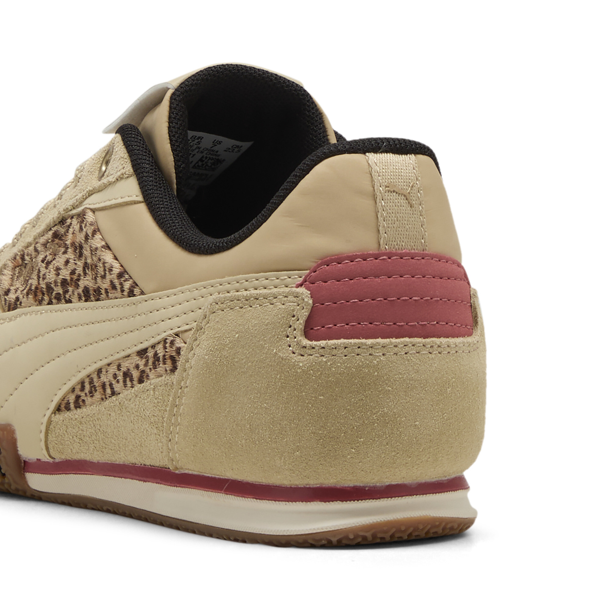 PUMA Bella Donna Animal Flair sneakers voor Dames, Roze/Bruin, Maat 42 thumbnail 5