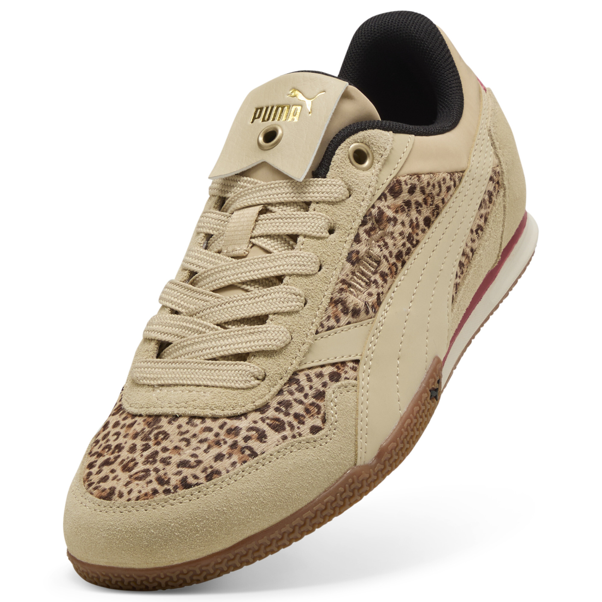 PUMA Bella Donna Animal Flair sneakers voor Dames, Roze/Bruin, Maat 42 thumbnail 2