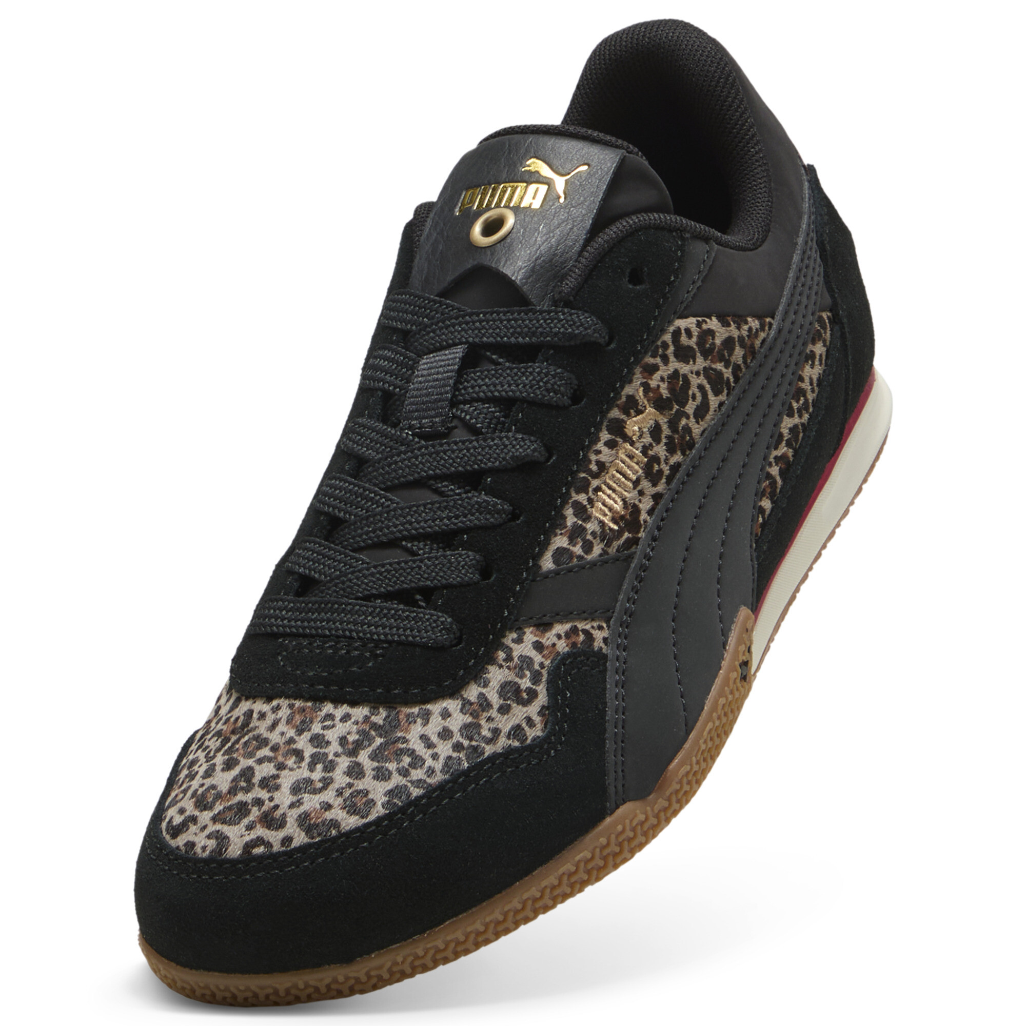 PUMA Bella Donna Animal Flair sneakers voor Dames, Zwart/Grijs, Maat 40 thumbnail 2
