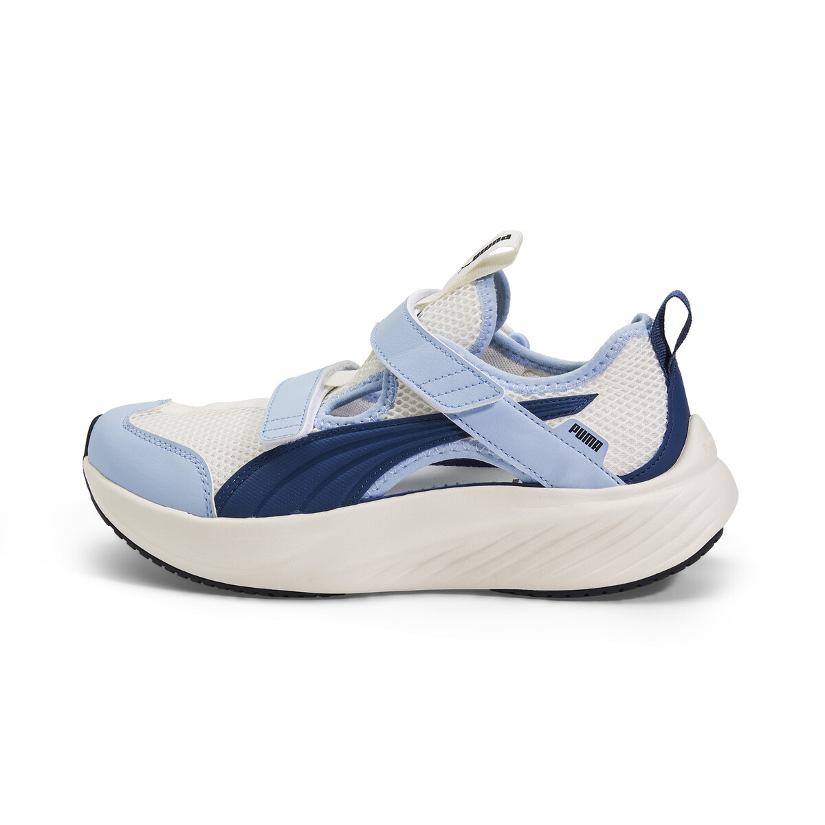 Pounce Lite CT Sandals Kids in Warm White/Dark Indigo Haute Tropic by PUMA, UK 5
